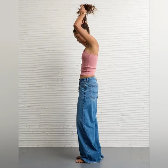 AE x Sydney Sweeney Ultra Wide-Leg Jean Size 0 Regular - Picture 5 of 7